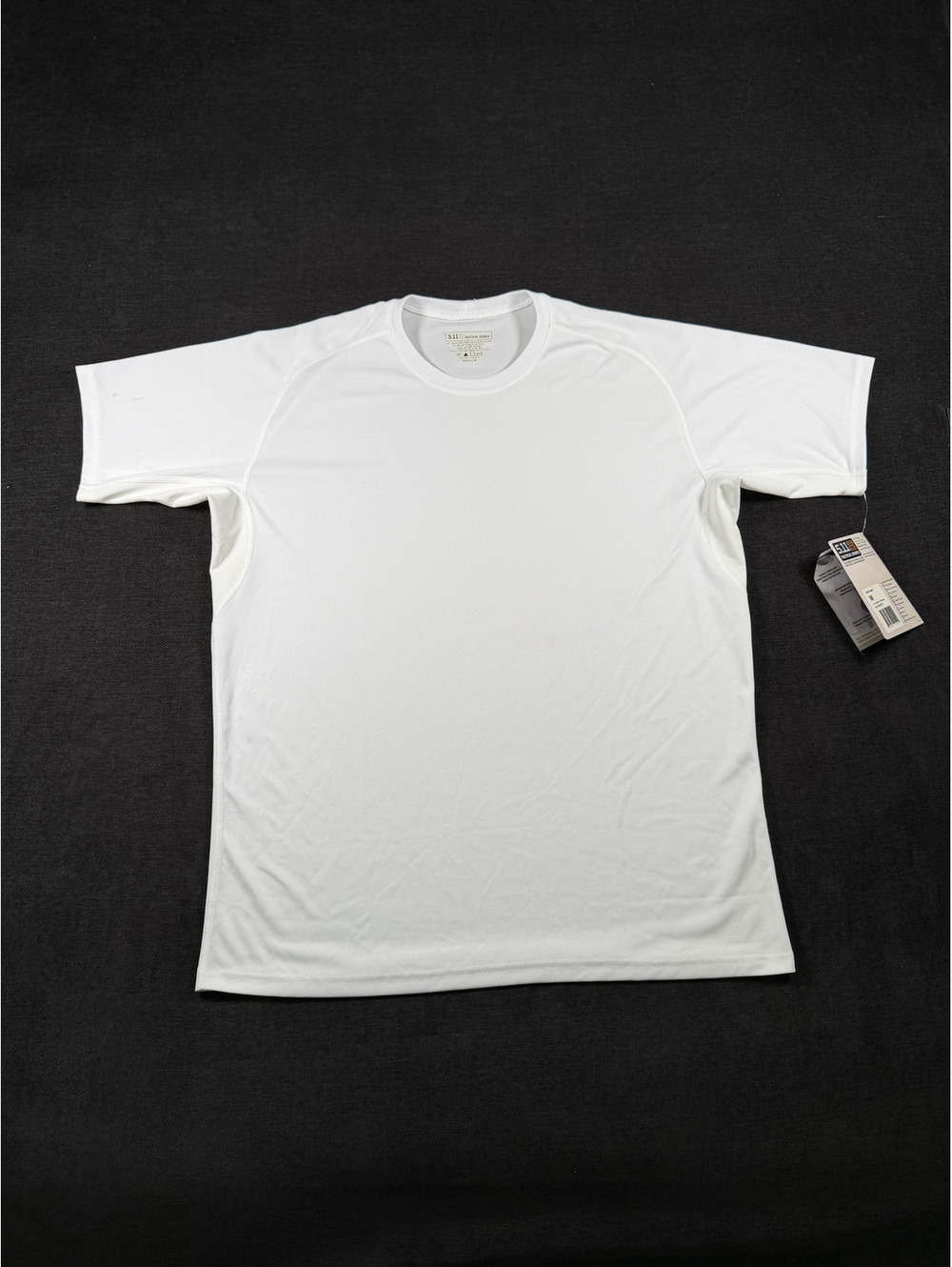5.11 Tactical Series White Polyester Performance Shirt Medium